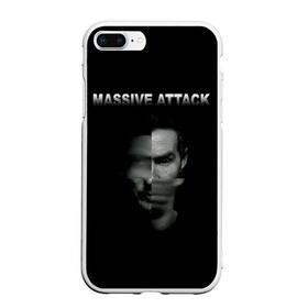 Чехол для iPhone 7Plus/8 Plus матовый с принтом Massive attack в Екатеринбурге, Силикон | Область печати: задняя сторона чехла, без боковых панелей | 100 suns | dance | electronic | masive atack | masive attack | mezannine | one point six | tricky | trip hop | triphop | мэссив аттак