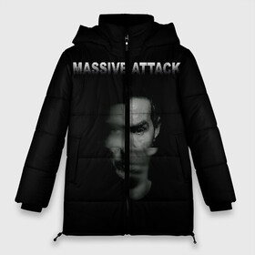 Женская зимняя куртка 3D с принтом Massive attack в Екатеринбурге, верх — 100% полиэстер; подкладка — 100% полиэстер; утеплитель — 100% полиэстер | длина ниже бедра, силуэт Оверсайз. Есть воротник-стойка, отстегивающийся капюшон и ветрозащитная планка. 

Боковые карманы с листочкой на кнопках и внутренний карман на молнии | 100 suns | dance | electronic | masive atack | masive attack | mezannine | one point six | tricky | trip hop | triphop | мэссив аттак