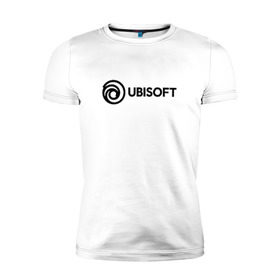 Мужская футболка премиум с принтом Ubisoft в Екатеринбурге, 92% хлопок, 8% лайкра | приталенный силуэт, круглый вырез ворота, длина до линии бедра, короткий рукав | ubisoft | игра | игры