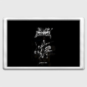 Магнит 45*70 с принтом Metallica в Екатеринбурге, Пластик | Размер: 78*52 мм; Размер печати: 70*45 | Тематика изображения на принте: metalica | metallica | группа | джеймс хэтфилд | кирк хэмметт | ларс ульрих | метал | металика | металлика | миталика | музыка | роберт трухильо | рок | трэш | трэшметал | хард | хеви