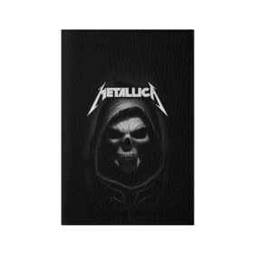 Обложка для паспорта матовая кожа с принтом Metallica в Екатеринбурге, натуральная матовая кожа | размер 19,3 х 13,7 см; прозрачные пластиковые крепления | Тематика изображения на принте: metalica | metallica | группа | джеймс хэтфилд | кирк хэмметт | ларс ульрих | метал | металика | металлика | миталика | музыка | роберт трухильо | рок | трэш | трэшметал | хард | хеви