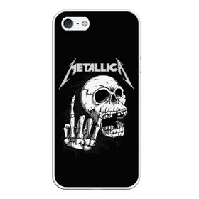 Чехол для iPhone 5/5S матовый с принтом Metallica в Екатеринбурге, Силикон | Область печати: задняя сторона чехла, без боковых панелей | metalica | metallica | группа | джеймс хэтфилд | кирк хэмметт | ларс ульрих | метал | металика | металлика | миталика | музыка | роберт трухильо | рок | трэш | трэшметал | хард | хеви