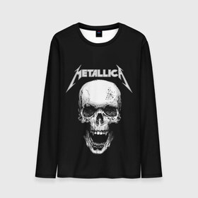 Мужской лонгслив 3D с принтом Metallica в Екатеринбурге, 100% полиэстер | длинные рукава, круглый вырез горловины, полуприлегающий силуэт | metalica | metallica | группа | джеймс хэтфилд | кирк хэмметт | ларс ульрих | метал | металика | металлика | миталика | музыка | роберт трухильо | рок | трэш | трэшметал | хард | хеви