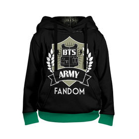 Детская толстовка 3D с принтом BTS Army Fandom в Екатеринбурге, 100% полиэстер | двухслойный капюшон со шнурком для регулировки, мягкие манжеты на рукавах и по низу толстовки, спереди карман-кенгуру с мягким внутренним слоем | Тематика изображения на принте: army | bangtan boys | beyond the scene | boys | bts | chin | edm | emblem | fandom | fans | hieroglyphs | hip hop | jimin | k pop | logo | rainbow | rb | rm | south korean | армия | бойбенд | ви | джей хоуп | иероглифы | логотип | мальчики | радуга 