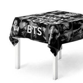 Скатерть 3D с принтом I am army and I lover BTS в Екатеринбурге, 100% полиэстер (ткань не мнется и не растягивается) | Размер: 150*150 см | Тематика изображения на принте: bangtan boys | beyond the scene | boyband | boys | bts | chin | chonguk | collage | crown | edm | flowers | hip hop | jimin | jj hope | k pop | photo | r  b | rm | south korean | suga | wee | бойбенд | ви | джей хоуп | коллаж | корона | мальчики | с