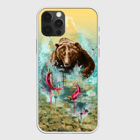 Чехол для iPhone 12 Pro Max с принтом Рыбалка в Екатеринбурге, Силикон |  | берег | брызги | водка | животное | зверь | зубы | лес | медведь | мишка | оскал | охота | патриотизм | река | россия | русский | русь | рыба | символ | ссср | триколор | флаг | хищник