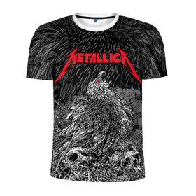 Мужская футболка 3D спортивная с принтом Metallica в Екатеринбурге, 100% полиэстер с улучшенными характеристиками | приталенный силуэт, круглая горловина, широкие плечи, сужается к линии бедра | american | bird | eagle | james hetfield | kirk hammett | lars ulrich | metal band | metallica | red eye | robert trujillo | scream | skull | американская | джеймс хетфилд | кирк хэмметт | красный глаз | крик | ларс ульрих | метал группа | метал