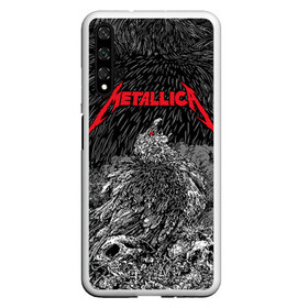 Чехол для Honor 20 с принтом Metallica в Екатеринбурге, Силикон | Область печати: задняя сторона чехла, без боковых панелей | american | bird | eagle | james hetfield | kirk hammett | lars ulrich | metal band | metallica | red eye | robert trujillo | scream | skull | американская | джеймс хетфилд | кирк хэмметт | красный глаз | крик | ларс ульрих | метал группа | метал