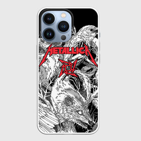 Чехол для iPhone 13 Pro с принтом Metallica в Екатеринбурге,  |  | american | angry | emblem | james hetfield | kirk hammett | la | live | logo | metal band | metallica | rats | ravens | zombies | американская | вороны | джеймс хетфилд | живые | злые | зомби | кирк хэмметт | крысы | ларс ульрих | логотип | мета