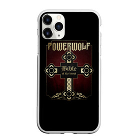 Чехол для iPhone 11 Pro матовый с принтом Powerwolf Bible в Екатеринбурге, Силикон |  | Тематика изображения на принте: powerwolf | метал | повервольф | повервульф | рок