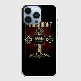 Чехол для iPhone 13 Pro с принтом Powerwolf Bible в Екатеринбурге,  |  | Тематика изображения на принте: powerwolf | метал | повервольф | повервульф | рок