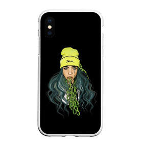 Чехол для iPhone XS Max матовый с принтом BILLIE EILISH в Екатеринбурге, Силикон | Область печати: задняя сторона чехла, без боковых панелей | ayelish | bad guy | bellyache | bilie eilish | bilie elish | billie | billie eilish | eilish | electronic | elish | music | били айлиш | билли айлиш | эйлиш | элиш