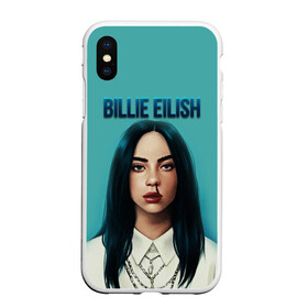 Чехол для iPhone XS Max матовый с принтом BILLIE EILISH в Екатеринбурге, Силикон | Область печати: задняя сторона чехла, без боковых панелей | ayelish | bad guy | bellyache | bilie eilish | bilie elish | billie | billie eilish | eilish | electronic | elish | music | били айлиш | билли айлиш | эйлиш | элиш