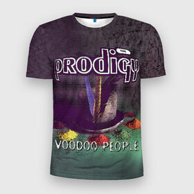 Мужская футболка 3D спортивная с принтом The Prodigy в Екатеринбурге, 100% полиэстер с улучшенными характеристиками | приталенный силуэт, круглая горловина, широкие плечи, сужается к линии бедра | prodigy | voodoo people | продиджи