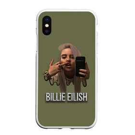 Чехол для iPhone XS Max матовый с принтом BILLIE EILISH в Екатеринбурге, Силикон | Область печати: задняя сторона чехла, без боковых панелей | ayelish | bad guy | bellyache | bilie eilish | bilie elish | billie | billie eilish | eilish | electronic | elish | music | били айлиш | билли айлиш | эйлиш | элиш