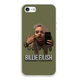 Чехол для iPhone 5/5S матовый с принтом BILLIE EILISH в Екатеринбурге, Силикон | Область печати: задняя сторона чехла, без боковых панелей | ayelish | bad guy | bellyache | bilie eilish | bilie elish | billie | billie eilish | eilish | electronic | elish | music | били айлиш | билли айлиш | эйлиш | элиш