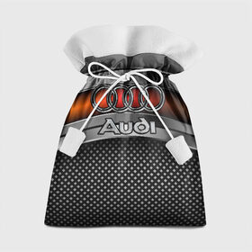 Подарочный 3D мешок с принтом Audi Metal в Екатеринбурге, 100% полиэстер | Размер: 29*39 см | audi | metal | авто | ауди | железо | кольчуга | лого авто | метал | металлическая | сетка | сталь | цепи
