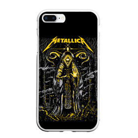 Чехол для iPhone 7Plus/8 Plus матовый с принтом Metallica в Екатеринбурге, Силикон | Область печати: задняя сторона чехла, без боковых панелей | american | devil | eyes | forest | glowing | horns | james hetfield | kirk hammett | metal band | metallica | music | mysticism | night | rock | smoke | trees | американская | глаза | деревья | джеймс хетфилд | дым | дьявол | ларс у | лес | метал группа |