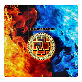 Магнитный плакат 3Х3 с принтом Rammstein в Екатеринбурге, Полимерный материал с магнитным слоем | 9 деталей размером 9*9 см | amerika | art | germany | logo | rammstein | rock | till lindemann | арт | германия | группа | логотип | музыка | немецкая группа | немцы | песня | раммштайн | рамштайн | рок