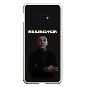 Чехол для Samsung S10E с принтом Rammstein в Екатеринбурге, Силикон | Область печати: задняя сторона чехла, без боковых панелей | Тематика изображения на принте: amerika | art | germany | logo | rammstein | rock | till lindemann | арт | германия | группа | логотип | музыка | немецкая группа | немцы | песня | раммштайн | рамштайн | рок