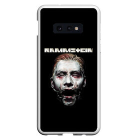 Чехол для Samsung S10E с принтом Rammstein в Екатеринбурге, Силикон | Область печати: задняя сторона чехла, без боковых панелей | amerika | art | germany | logo | rammstein | rock | till lindemann | арт | германия | группа | логотип | музыка | немецкая группа | немцы | песня | раммштайн | рамштайн | рок