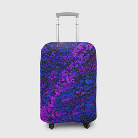 Чехол для чемодана 3D с принтом Брызги краски в Екатеринбурге, 86% полиэфир, 14% спандекс | двустороннее нанесение принта, прорези для ручек и колес | брызги | брызги красок | краска | красочные | пятна | пятна краски | цветные | яркие