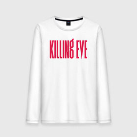 Мужской лонгслив хлопок с принтом Killing Eve logo в Екатеринбурге, 100% хлопок |  | eve | killing eve | oksana astankova | villanelle | вилланель | ева | оксана