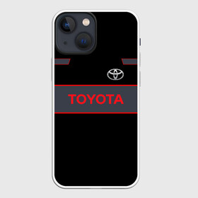 Чехол для iPhone 13 mini с принтом Toyota в Екатеринбурге,  |  | corolla | corporation | crossover | mark | motor | sport | toyota | verso | vitz | yaris | авто | автомобиль | знак | лого | машина | седан | символ | спорт | тачка | тоёта | тойота | хэтчбек | эмблема