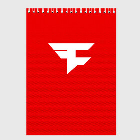 Скетчбук с принтом FAZE CLAN в Екатеринбурге, 100% бумага
 | 48 листов, плотность листов — 100 г/м2, плотность картонной обложки — 250 г/м2. Листы скреплены сверху удобной пружинной спиралью | astralis | awp | counter strike | cs go | cs go global offensive | faze clan | hyper beast | team liquid | астралис | тим ликвид | фейз клан | хайпер бист