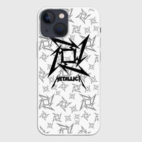 Чехол для iPhone 13 mini с принтом METALLICA в Екатеринбурге,  |  | metallica | metallica logo | rock | метал группа | металл | металлика логотип | музыка | рок | трэш метал | хеви метал