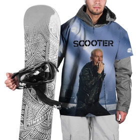 Накидка на куртку 3D с принтом Scooter в Екатеринбурге, 100% полиэстер |  | scooter | германия | клуб | клубная музыка | музыка | немецкая группа | скутер | танцевальная | электронная