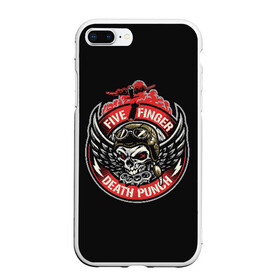 Чехол для iPhone 7Plus/8 Plus матовый с принтом Five Finger Death Punch в Екатеринбурге, Силикон | Область печати: задняя сторона чехла, без боковых панелей | 5fdp | ffdp | five finger | five finger death | five finger death punch | metal | rock | метал | рок