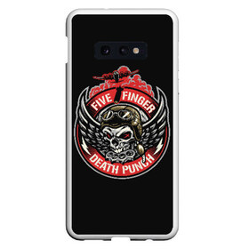 Чехол для Samsung S10E с принтом Five Finger Death Punch в Екатеринбурге, Силикон | Область печати: задняя сторона чехла, без боковых панелей | Тематика изображения на принте: 5fdp | ffdp | five finger | five finger death | five finger death punch | metal | rock | метал | рок