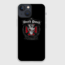 Чехол для iPhone 13 mini с принтом Five Finger Death Punch в Екатеринбурге,  |  | 5fdp | ffdp | five finger | five finger death | five finger death punch | metal | rock | метал | рок