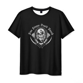Мужская футболка 3D с принтом Five Finger Death Punch в Екатеринбурге, 100% полиэфир | прямой крой, круглый вырез горловины, длина до линии бедер | Тематика изображения на принте: 5fdp | ffdp | five finger | five finger death | five finger death punch | metal | rock | метал | рок