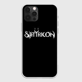 Чехол для iPhone 12 Pro с принтом Satyricon в Екатеринбурге, силикон | область печати: задняя сторона чехла, без боковых панелей | Тематика изображения на принте: black metal | metal | rock | satyricon | метал | рок