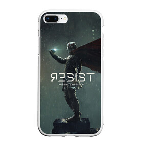 Чехол для iPhone 7Plus/8 Plus матовый с принтом Within Temptation RESIST в Екатеринбурге, Силикон | Область печати: задняя сторона чехла, без боковых панелей | Тематика изображения на принте: metal | rock | within temptation | метал | рок