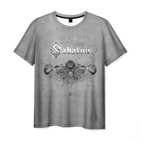 Мужская футболка 3D с принтом Sabaton в Екатеринбурге, 100% полиэфир | прямой крой, круглый вырез горловины, длина до линии бедер | metal | rock | sabaton | мерч | метал | рок | рок группа | рок музыка | рокер | сабатон | швеция
