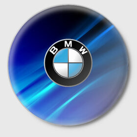 Значок с принтом BMW (РЕДАЧ) в Екатеринбурге,  металл | круглая форма, металлическая застежка в виде булавки | bmw | bmw performance | m | motorsport | performance | бмв | моторспорт