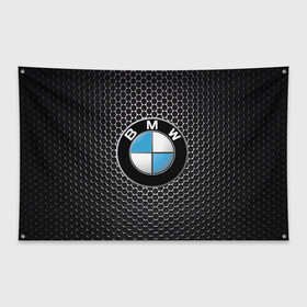 Флаг-баннер с принтом BMW (РЕДАЧ) в Екатеринбурге, 100% полиэстер | размер 67 х 109 см, плотность ткани — 95 г/м2; по краям флага есть четыре люверса для крепления | bmw | bmw performance | m | motorsport | performance | бмв | моторспорт