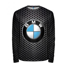 Мужской лонгслив 3D с принтом BMW (РЕДАЧ) в Екатеринбурге, 100% полиэстер | длинные рукава, круглый вырез горловины, полуприлегающий силуэт | bmw | bmw performance | m | motorsport | performance | бмв | моторспорт
