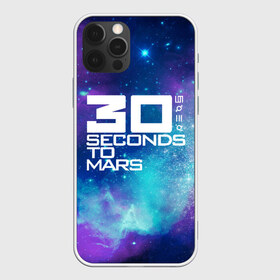 Чехол для iPhone 12 Pro Max с принтом 30 SECONDS TO MARS в Екатеринбурге, Силикон |  | Тематика изображения на принте: 30 seconds to mars | 30 секунд до марса | space | джаред лето | космос