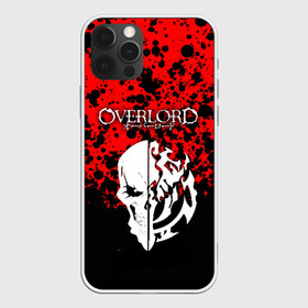 Чехол для iPhone 12 Pro с принтом Overlord Skull red в Екатеринбурге, силикон | область печати: задняя сторона чехла, без боковых панелей | Тематика изображения на принте: albedo | anime | momonga | narberal | overlord | shalltear. | альбедо | аниме | клементина | момонга | набэ | оверлорд | шалтир