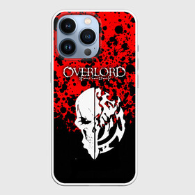 Чехол для iPhone 13 Pro с принтом Overlord Skull red в Екатеринбурге,  |  | Тематика изображения на принте: albedo | anime | momonga | narberal | overlord | shalltear. | альбедо | аниме | клементина | момонга | набэ | оверлорд | шалтир