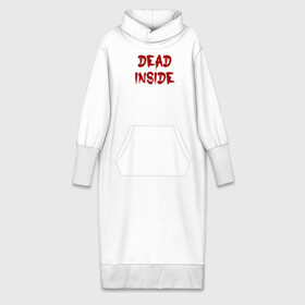Платье удлиненное хлопок с принтом Dead inside в Екатеринбурге,  |  | dead inside | dont open dead inside | дед внутри | дед инсайд