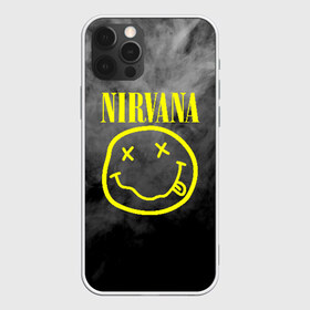 Чехол для iPhone 12 Pro Max с принтом NIRVANA в Екатеринбурге, Силикон |  | nirvana | smile | курт кобейн | нирвана | смайл