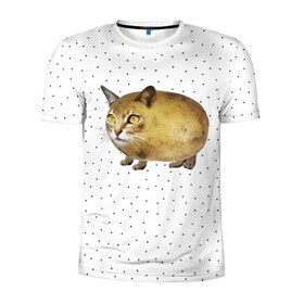 Мужская футболка 3D спортивная с принтом ЧИЛИПИ*ДРИК в Екатеринбурге, 100% полиэстер с улучшенными характеристиками | приталенный силуэт, круглая горловина, широкие плечи, сужается к линии бедра | Тематика изображения на принте: internet | meme | memes | pikabu | интернет | картофель | картошка | киса | киска | кот | котенок | котик | коты | котята | кошки | мем | мемас | мемасы | мемы | пикабу | прикол | приколы | чикибряк | шутка | юмор