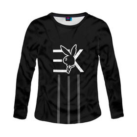 Женский лонгслив 3D с принтом EGOR KREED x Rabbit в Екатеринбурге, 100% полиэстер | длинные рукава, круглый вырез горловины, полуприлегающий силуэт | black | egor | hip | hop | inc | kreed | logo | pop | rap | star | team | алых | грехи | егор | знают | крид | лого | миллион | настроения | они | поп | роз | рэп | самая | символ | хип | холостяк | хоп | цвет | черный | что