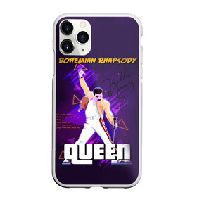 Чехол для iPhone 11 Pro Max матовый с принтом Queen в Екатеринбурге, Силикон |  | bohemian | brian | freddie | john | mercury | must go on | queen | rhapsody | roger | taylor | the miracle | the show | богемская | рапсодия | роджер тейлор | фредди меркьюри