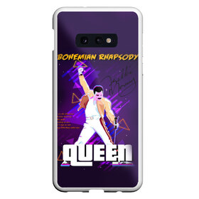 Чехол для Samsung S10E с принтом Queen в Екатеринбурге, Силикон | Область печати: задняя сторона чехла, без боковых панелей | bohemian | brian | freddie | john | mercury | must go on | queen | rhapsody | roger | taylor | the miracle | the show | богемская | рапсодия | роджер тейлор | фредди меркьюри